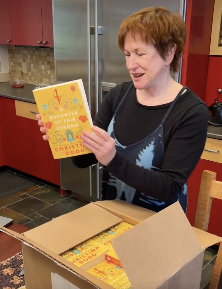Wonderful prize! Three (3) lucky winners will win: An advanced reading copy of A DAUGHTER OF FAIR VERONA + sticker sheet of cuteness which includes a poison bottle sticker. Poison never included nor countenanced.
